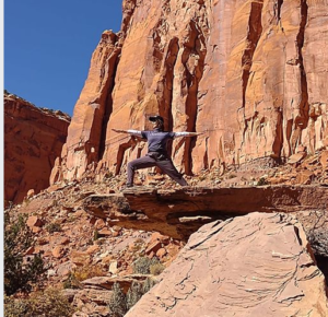 Yoga in Capitol Reef